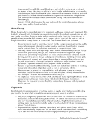 Guidelines mng hemophilia | PDF