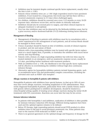 Guidelines mng hemophilia | PDF