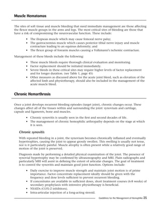 Guidelines mng hemophilia | PDF
