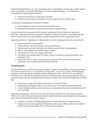 Guidelines mng hemophilia | PDF