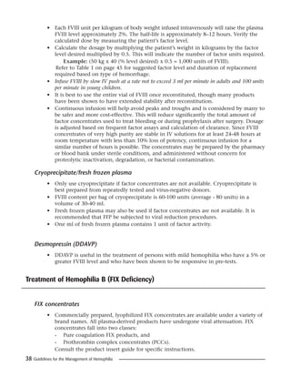 Guidelines mng hemophilia | PDF