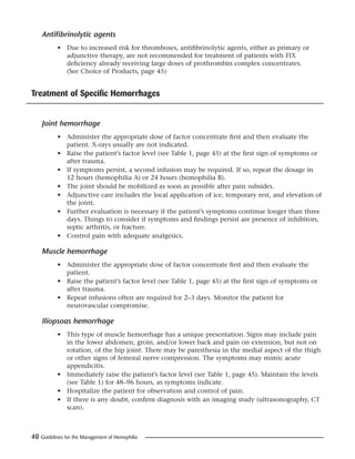 Guidelines mng hemophilia | PDF