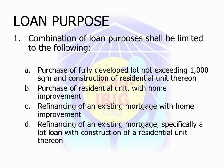 Home Construction Loan from The Pag-IBIG Fund — Pagibig Financing
