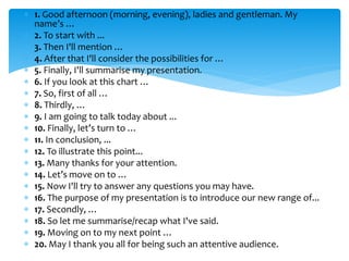 Guidelines to effective presentation | PPTX