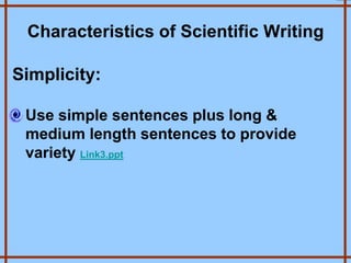 Guidelines to scientific writing | PPT