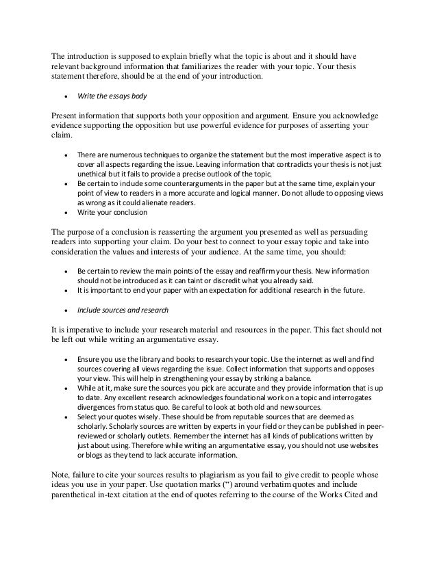 Guidelines For Writing An Argumentative Essay guidelines to writing an argumentative essay Guidelines For Writing An Argumentative Essay guidelines to writing an argumentative essay
