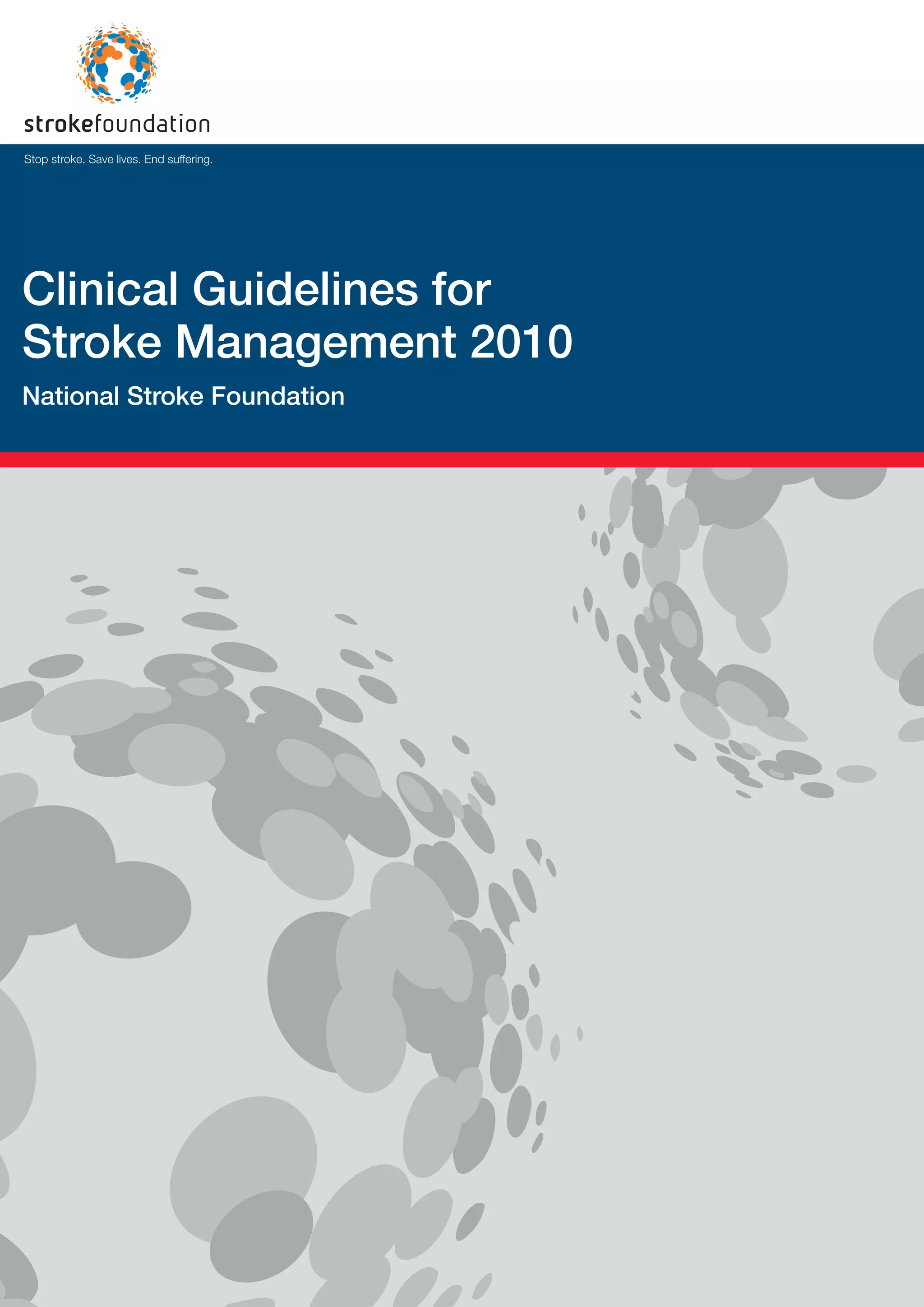 Guideline stroke 2010 | PDF