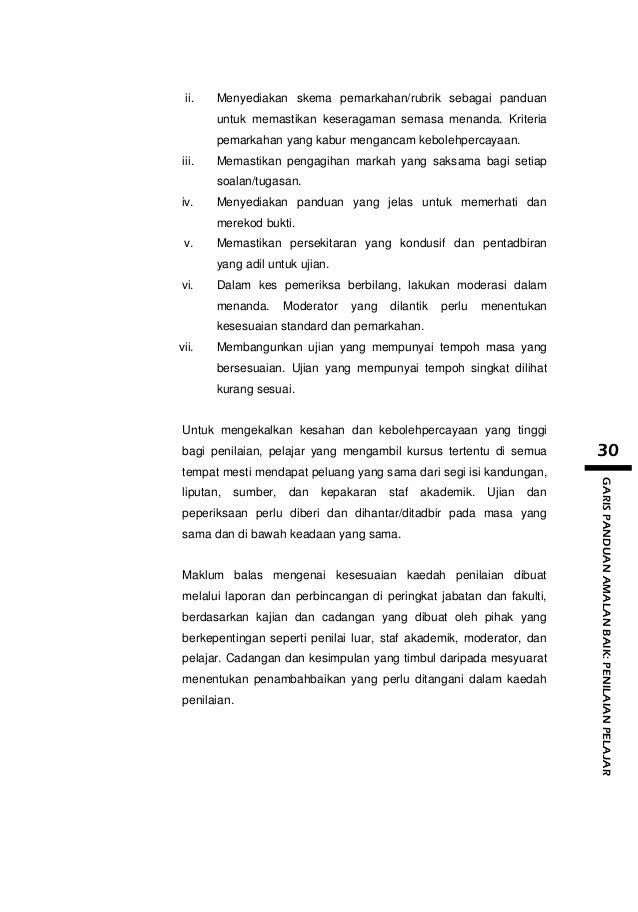 Guideline To Good Practices Assessment