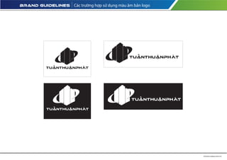 Các trường hợp sử dụng màu âm bản logo
 