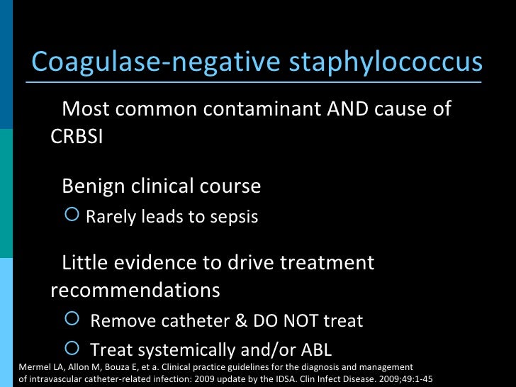 Guideline Update For The Management Of Intravenous Catheter Related I…
