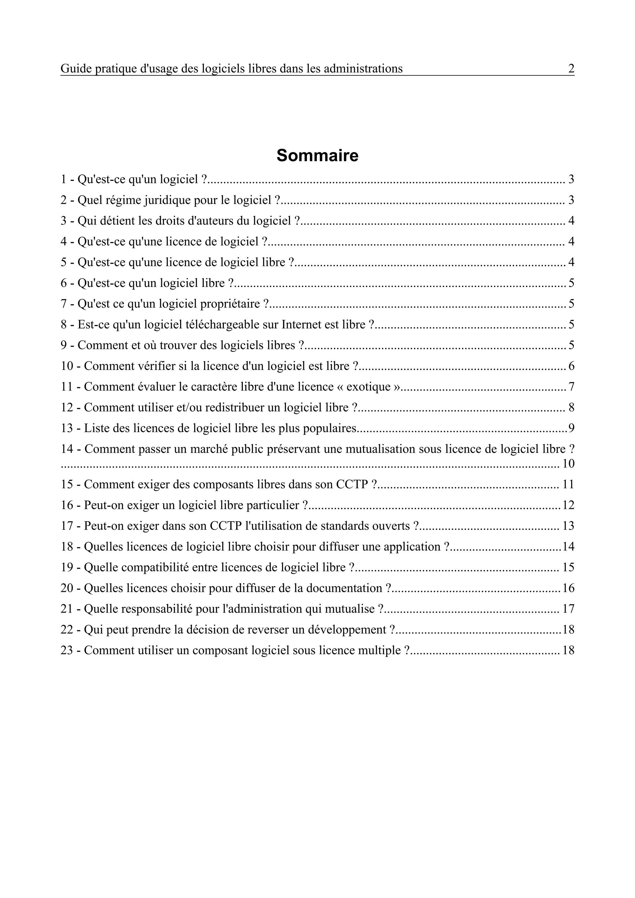 Guide pratique des logiciels libres dans les administrations