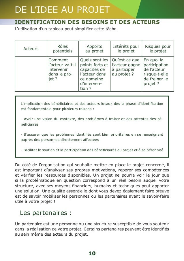 Guide montage projet