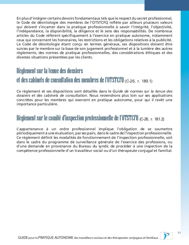 Guide Pour La Pratique Autonome Des Travailleurs Sociaux Et Des Thera