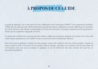 Le guide de plaidoyer, est un document né d’une collaboration entre l’association JAMAITY et son partenaire la fondation
C...