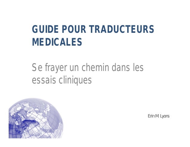 guide pour traducteurs medicales se frayer un chemin dans les essai se frayer