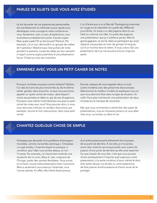 Guide présenter efficacement en public | PDF