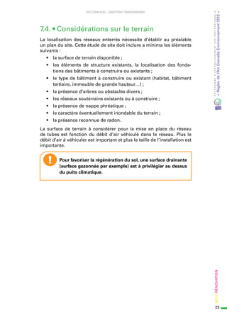 [Guide RAGE] Puits climatiques : conception et dimensionnements -2015 ...