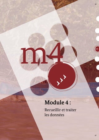 Module 4 :
Recueillir et traiter
les données
m4
87
m4
III
 