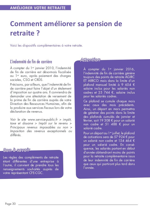 Depart En Retraite A La Date Anniversaire Ou Fin Du Mois