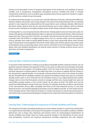 Resource Guide for Advanced Learning on the Scientific Fundamentals of ...