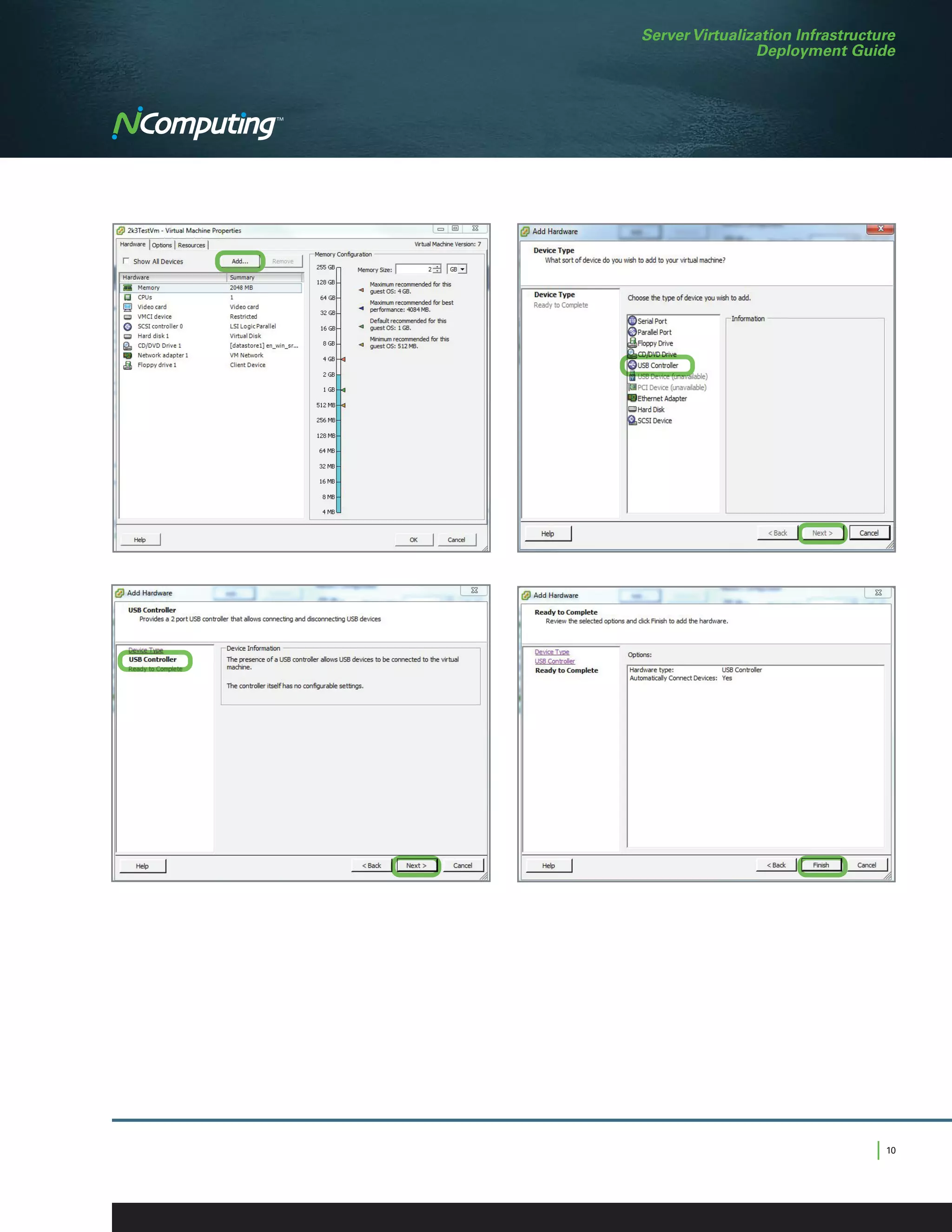 Server Virtualization Infrastructure
                Deployment Guide




                                 | 10
 