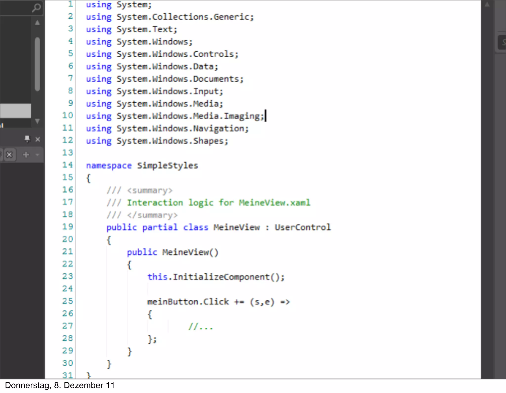 THE CONFERENCE
                                                                                                                                                         FOR BETTER USER INTERFACES





                 UserControl








         Sponsoren:                                                                                                                                                  Veranstalter:
   Donnerstag, 8. Dezember 11
 