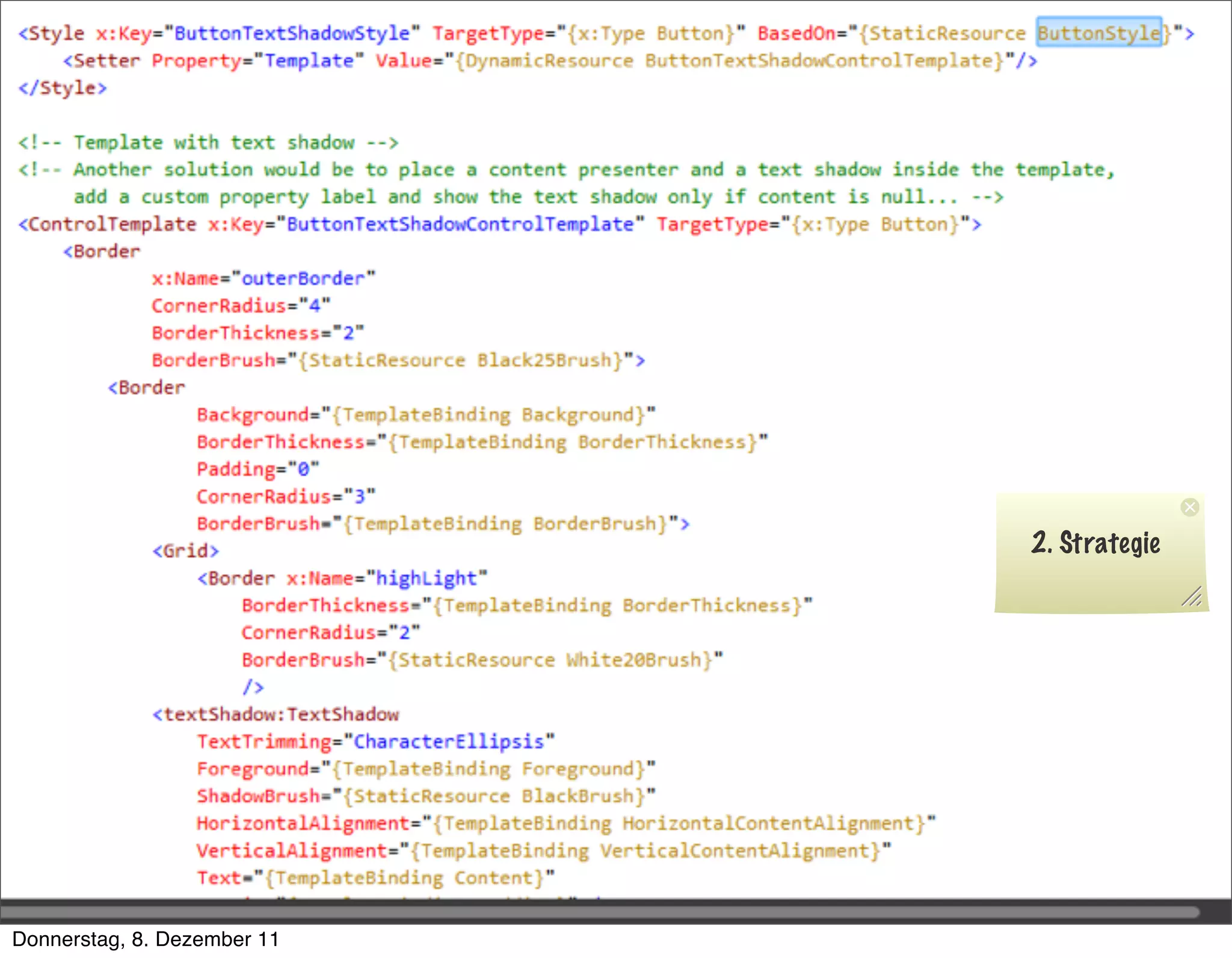 THE CONFERENCE
                                                                                                                                                         FOR BETTER USER INTERFACES





                 Umsetzung




                                                                                                                                                                                                                                                                       2. Strategie








         Sponsoren:                                                                                                                                                  Veranstalter:
   Donnerstag, 8. Dezember 11
 