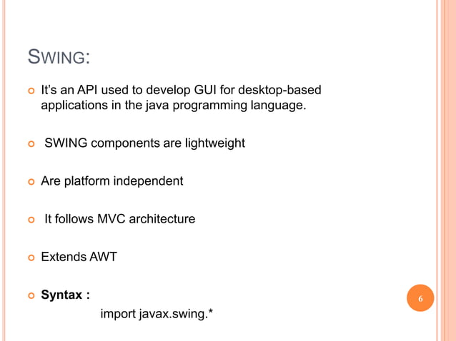 GUI design using JAVAFX.ppt | Programming Languages | Computing