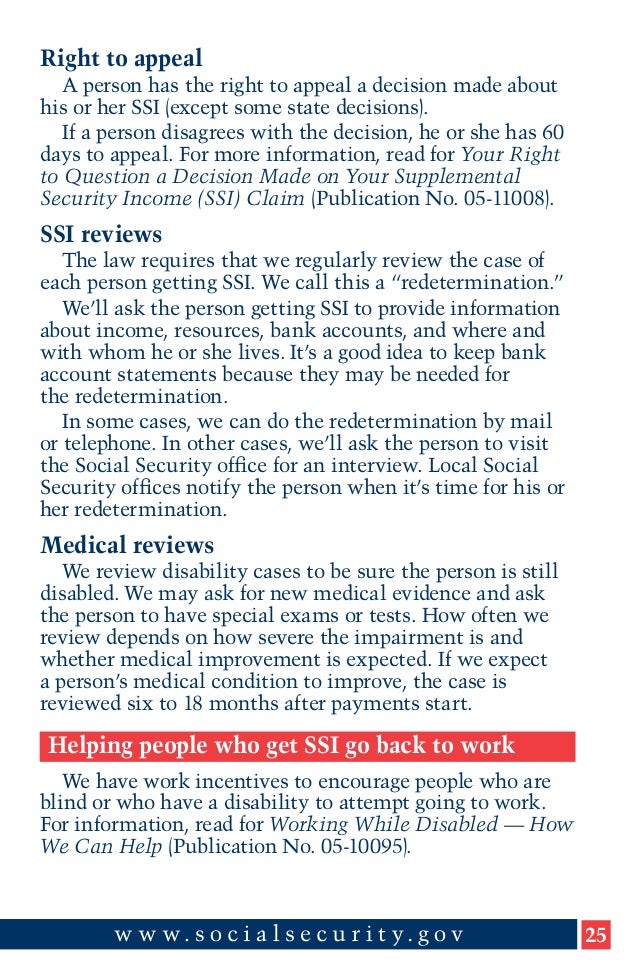 A Guide to Supplemental Security In e SSI for Groups and Organiza… A Guide to Supplemental Security In e SSI for Groups and Organiza…