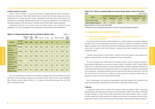 (4) Valeur nutritive du produit                                                                                                                         Tableau 3.3.2.3 Effets sur la production laitière de la fourniture de blocs nutritifs à l'urée et de mil traité à
     Comme le montre le Tableau 3.3.2.2 sur la valeur nutritive, comparativement aux tiges de mil séchées et                                            l'urée                                                                                                 Unité : litre/jour
stockées sans traitement, le faible DMF (matière sèche de produits frais) du produit indique que les tiges                                                                                Avec fourniture de fourrage à l'urée        Sans fourniture de fourrage à l'urée
                                                                                                                                                                   Espèce
s'attendrissent avec un volume d'eau élevé. De plus, l'augmentation d'ADF (fibre acide) peut être attribuée à la                                                                           Traite     Allaitement       Total          Traite      Allaitement        Total
fermentation qui accompagne l'attendrissement des tiges, tout comme des augmentations sont constatées pour                                               Espèce existante (Djelli)       1,8~2,1        1,7~2,0        3,5~4,1          0,3          0,3~0,7         0,6~1,0
OM (matière organique), NDF (fibre neutre), CP (protéine brute) et OMD (matière organique digestible).                                                   Espèce améliorée (Azawak)          5,3         2,7~3,0        8,0~8,3           -              -                -
     L'augmentation d'environ 1% en protéines brutes peut sembler modeste, mais ces effets ne sont pas                                                  Moyenne établie sur 3 mois, de mai à juillet 1998.
négligeables en ceci qu'ils s'accompagnent d'une augmentation du volume absorbé (hausse d'alimentation).                                                L'estimation du volume d'allaitement est basée sur la mesure du poids avant et après l'allaitement.


                                                                                                                                                        3.4 Augmentation de la productivité des bêtes
Tableau 3.3.2.2 Analyse nutritionnelle des tiges de mil (Incluant le traitement à l'urée.)                                             (Unité : %)
                                  Matière sèche    Matière    Matière                                                                       Matière     3.4.1 Sélection des espèces (en considération les caractéristiques des
                                   de produits    sèche de   organique   Fibre neutre   Fibre acide   Lignine   Protéine brute Phosphore   organique
                                      frais       produits                                                                                 digestible         marchés de la région)
                      Période                                                                                                                              On peut dire du bétail élevé dans la région du Sahel que les variétés existantes sont, en général, adaptées à
     Catégorie                       DMF          DMD          OM          NDF            ADF          LIG          CP            P         OMD
                      de fauche                                                                                                                         cette région. Elles ont pour caractéristiques la résistance à la chaleur, à la sécheresse et à la maladie, et sont bien
Période d'éclosion                                                                                                                                      adaptées au pâturage, pouvant également être élevées par libre pâturage lorsque l'environnement se détériore en
                      Mi-sept.       24,9          90,4       90,8         56,2          35,6          5,8         10,2         0,28        55,3
du mil                                                                                                                                                  saison sèche. En raison de cette facilité d'élevage, la productivité des bêtes a toutefois été peu prise en
Période de                                                                                                                                              considération jusqu'ici.
                      Fin sept.      34,1          93,8       90,9         67,6          43,3          8,4          8,1         0,20        42,7
maturation du mil
Période de                                                                                                                                                 Cependant, afin de prévenir la désertification, il importe de trouver des espèces à haute productivité et
                       Mi-oct.       43,5          94,7       88,8         70,2          47,4          7,6          5,5         0,18        42,2
récolte du mil                                                                                                                                          adaptées à la région du Sahel, et de s'efforcer d'augmenter le revenu des agriculteurs.
Tiges de mil
                      Fin déc.                     94,6       92,9         74,3          51,9          9,7          1,0         0,08        27,9
(séchées sur pied)                                                                                                                                         Pour cela, la méthode la plus efficace dans les circonstances actuelles consiste à introduire des espèces à
Tiges de mil                                                                                                                                            haute productivité déjà établies aux environs de la région du Sahel, et à améliorer le bétail. Toutefois, dans la
                       Mi-oct.       93,8          97,4       87,8         72,1          54,7         12,5          6,0         0,06        37,2
séchées et stockées                                                                                                                                     plupart des cas la reproduction du bétail se fait par croisement naturel, et puisque l'insémination artificielle n'en
Tiges de mil                                                                                                                                            est qu'à l'étape expérimentale dans les projets des divers pays, il n'y a presque pas de "diffusion" de cette pratique
                       Mi-oct.       62,2          97,1       91,8         75,9          60,2         12,7          6,9         0,03        45,1
traitées à l'urée                                                                                                                                       chez les agriculteurs. L'insémination artificielle devra ainsi sans doute faire l'objet d'un examen dans le futur. De
                                                                                                                                                        plus, l'amélioration des espèces devra s'effectuer en tenant compte des conceptions traditionnelles des
     Il n'y a pas de données sur les résultats de la fourniture de fourrage traité à l'urée, qu'il s'agisse du volume                                   agriculteurs concernés, ainsi que des caractéristiques du marché.
total fourni ou encore de données respectives sur la fourniture de blocs nutritifs à l'urée et de mil additionné
d'urée. Toutefois, comme le montre le Tableau 3.3.2.3 ci-dessous, la fourniture de fourrage à l'urée a des effets                                          Dans le présent guide, nous limitons notre présentation à une étude comparative de la productivité des
clairs sur la production laitière.                                                                                                                      espèces dont le potentiel est relativement élevé et des espèces existantes dans la région du Sahel.


                                                                                                                                                        1) Bovins
                                                                                                                                                           La plupart des espèces bovines existantes dans la région du Sahel sont appelées "zébu" ; elles portent
                                                                                                                                                        également d'autres noms dans chacune des régions où elles sont établies (au Mali, le zébu Maure, le zébu Peulh
                                                                                                                                                        et l'espèce Touarégou ; au Niger, l'espèce Djelli, l'espèce Bororo et des espèces hybrides). Parmi ces espèces,
                                                                                                                                                        l'Azawak, originaire de la Vallée Azawak dans le Filengué au nord du Niger, est fort appréciée du point vue de sa
                                                                                                                                                        productivité en viande et en lait. Des bêtes de sang pur de cette espèce sont élevées dans la Station Toukounous.


42                                                                                                                                                                                                                                                                              43
 