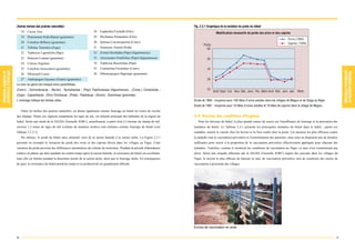 [Autres herbes des prairies naturelles]                                                                                Fig. 2.3.1 Graphique de la variation du poids du bétail
     18   Cassia Tora                                         28   Euphorbia Forskalh (Efor)
     19   Pennisetum Pedicillatum (graminée)                  29   Phyllantus Pentandrus (Efor)
     20   Cenchrus Biflorus (graminée)                        30   Ipomea Coscinosperma (Comv)
     21   Tribulus Terrestris (Zygo)                          31   Sesamum Alatum (Peda)
     22   Tephrosia Lupinifolia (Papi)                        32   Zornia Glochidita (Papi) (légumineuse)
     23   Panicum Leatum (graminée)                           33   Alysicarpus Ovalifolius (Papi) (légumineuse)
     24   Celosia Argentea                                    34   Tephrosia Bracteolata (Papi)
     25   Cenchrus Fascicularis (graminée)                    35   Commelina Forskalaei (Comv)
     26   Mimosaid Cassia                                     36   Diheteropogon Hagerupii (graminée)
     27   Andropogon Gayanus (Grami) (graminée)
Le nom du genre est indiqué entre parenthèses.
(Comv) : Comvolaviacae ; (Nymp) : Nymphaceae ; (Papi) Papillonaceae (légumineuse) ; (Comp.) Compositae ;
(Zygo) : Zygophilacae ; (Efor) Eforbiacae ; (Peda) : Pedaliacae ; (Grami) : Gramineae (graminée).
L'ombrage indique les herbes utiles.                                                                                   Etude de 1994 : moyenne pour 100 têtes d'ovins adultes dans les villages de Magou et de Djoga au Niger.
                                                                                                                       Etude de 1997 : moyenne pour 10 têtes d'ovins adultes et 10 têtes de caprins dans le village de Magou.
     Outre les herbes des prairies naturelles, on donne également comme fourrage au bétail les restes de récolte
des champs. Parmi eux figurent notamment les tiges de mil, cet aliment principal des habitants de la région du         2.4 Gestion des conditions d'hygiène
Sahel. Selon une étude de la JALDA (l'actuelle JGRC), actuellement, à partir d'un (1) hectare de champ de mil,            Pour les éleveurs du Sahel, la plus grande source de soucis est l'insuffisance de fourrage et la prévention des
environ 1,3 tonne de tiges de mil (volume de matières sèches) sont utilisées comme fourrage de bétail (voir            maladies du bétail. Le Tableau 2.4.1 présente les principales maladies du bétail dans le Sahel ; parmi ces
Tableau 3.2.2.1).                                                                                                      maladies, notons la variole chez les bovins et la New-castle chez la poule. Les mesures les plus efficaces contre
     Par ailleurs, le poids du bétail ainsi alimenté varie de la saison humide à la saison sèche. La Figure 2.3.1      la maladie sont la vaccination préventive et l'extermination des parasites, mais nous ne disposons pas de données
présente en exemple la variation du poids des ovins et des caprins élevés dans les villages au Niger. Cette            suffisantes pour savoir à la proportion de la vaccination préventive effectivement appliquée pour chacune des
variation du poids provient des différences saisonnières du volume de nourriture. Pendant la période d'abondance       maladies. Toutefois, comme le montrent les conditions de vaccination au Niger, ce taux n'est certainement pas
relative en pâture qui dure pendant un certain temps après la saison humide, la croissance du bétail est excellente,   élevé. Selon une enquête effectuée par la JALDA (l'actuelle JGRC) auprès des paysans dans les villages du
mais elle est limitée pendant la deuxième moitié de la saison sèche, alors que le fourrage sèche. En conséquence       Niger, le moyen le plus efficace de hausser ce taux de vaccination préventive sera de construire des enclos de
de quoi, la croissance du bétail prend du temps et sa productivité est grandement affectée.                            vaccination à proximité des villages.




                                                                                                                       Enclos de vaccination en acier


10                                                                                                                                                                                                                                      11
 