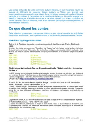 Main Conte Section Le conte et ses reecritures | PDF