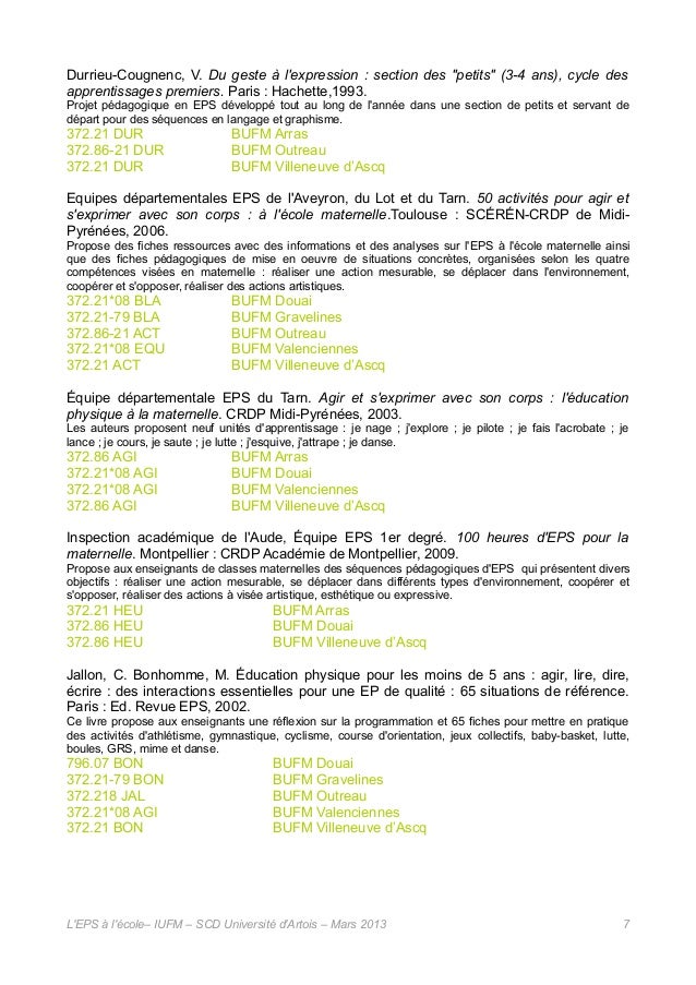 Guide Thematique Eps Guide Thematique Eps
