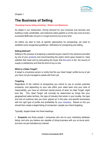 Guide to b2 b sales prospecting | PDF
