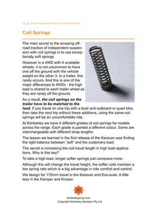 Guide to Best Suspension Design for Off Road Caravan | PDF