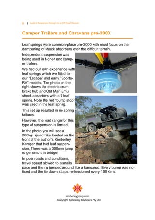 Guide to Best Suspension Design for Off Road Caravan | PDF