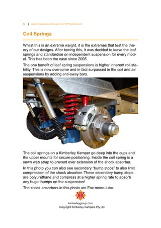 Guide to Best Suspension Design for Off Road Caravan | PDF