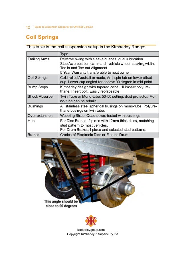 Guide to Best Suspension Design for Off Road Caravan