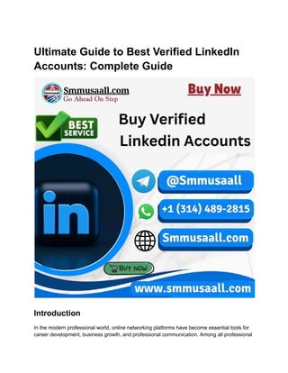 Exploring Best Verified LinkedIn Accounts_ Complete Guide.pdf