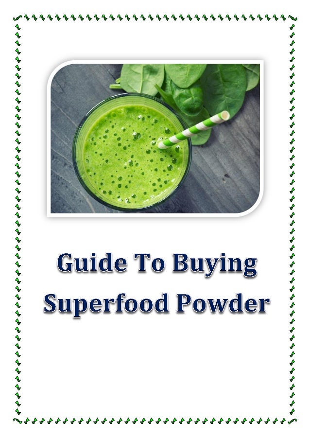 Best superfood powder