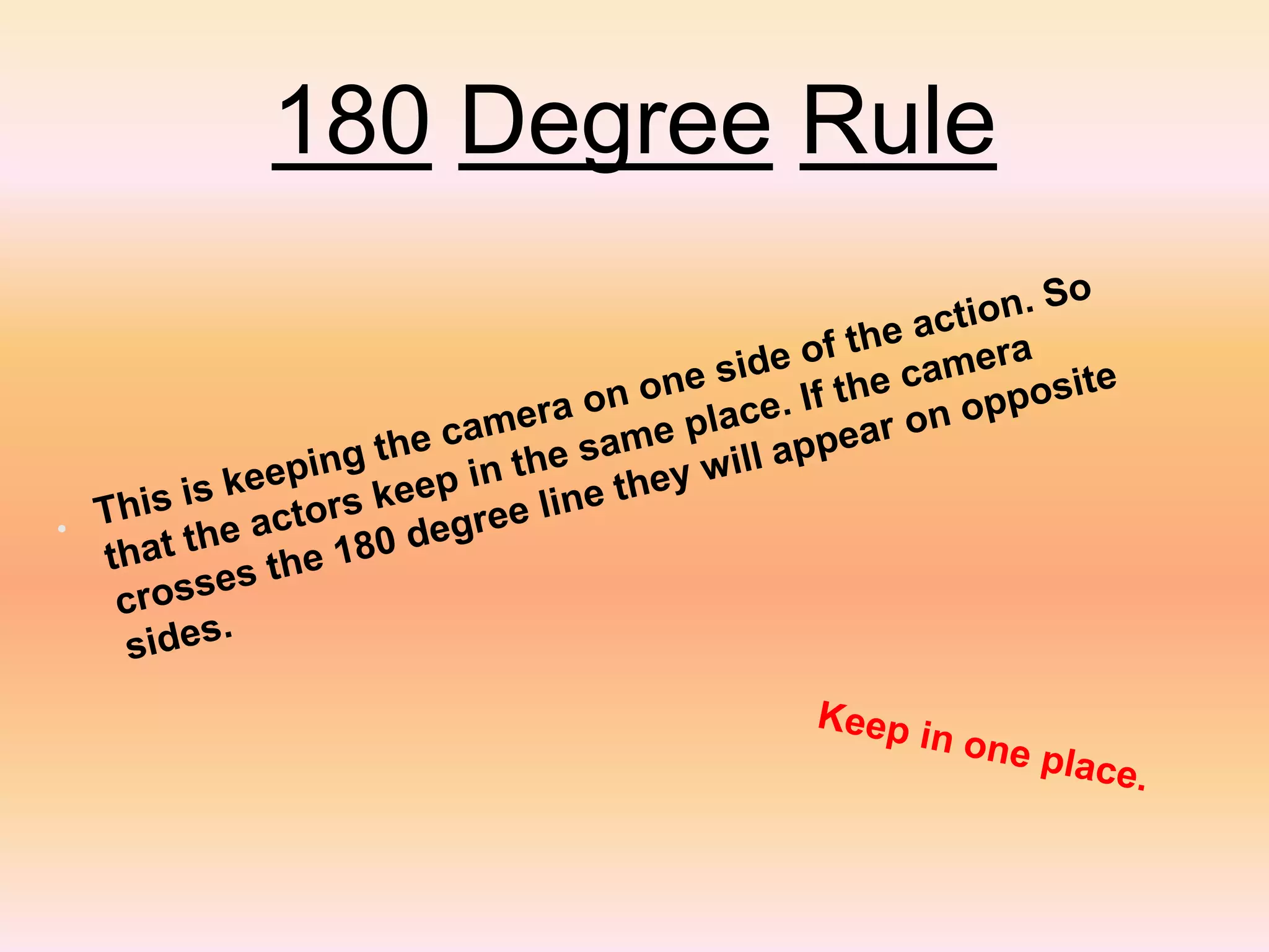 Guide to camera work and editing techniques | PPTX