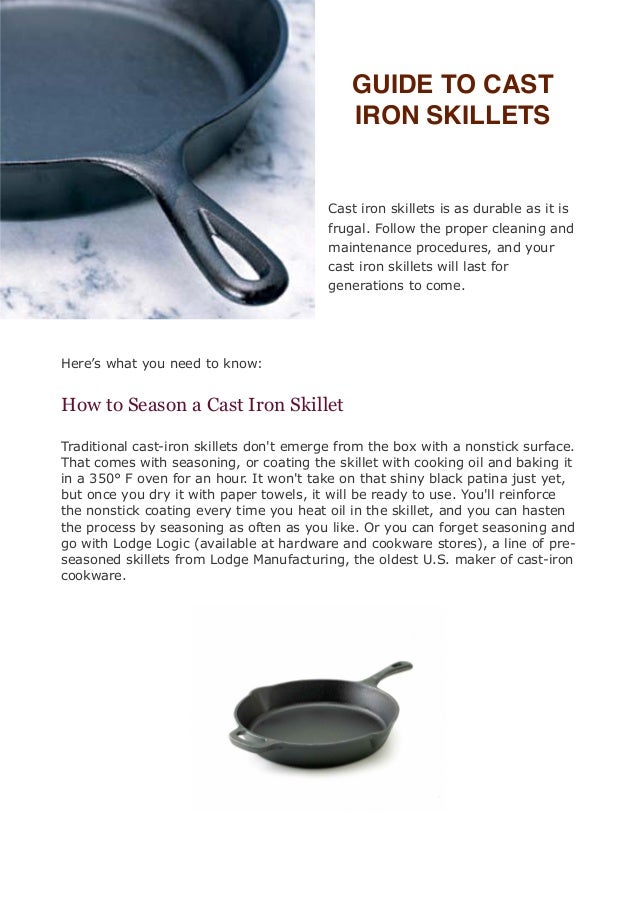 Guide to Cast Iron Skillets