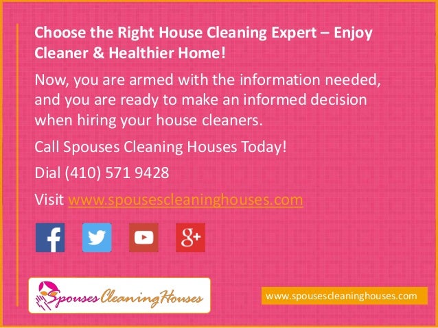 guide to choose the right house cleaning service in md spouses cleaning houses