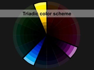 Triadic color scheme
 