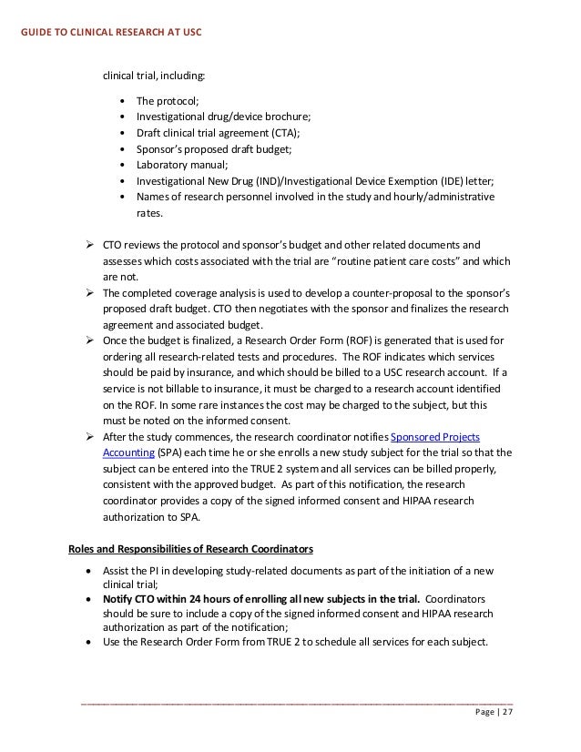 clinical trial agreement template how to do clinical research at usc resource guide clinical trial agreement template how to do clinical research at usc resource guide