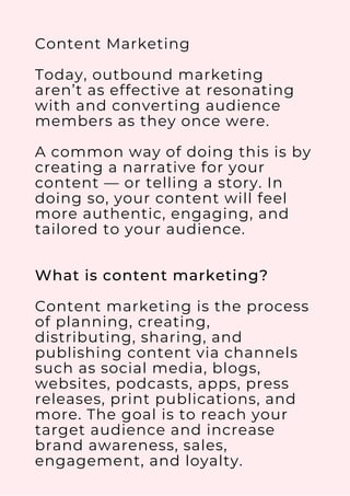 GUIDE TO CONTENT MARKETING | PDF