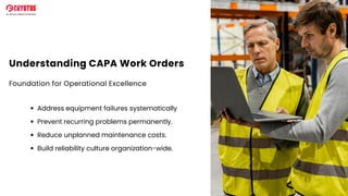 Guide To Corrective and Preventive Action Work Orders | PDF