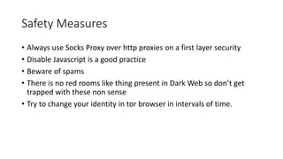 Guide to dark web