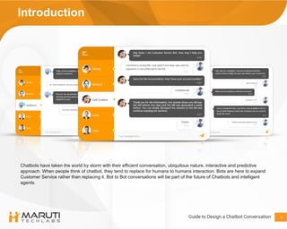 Designing a Chatbot Conversation