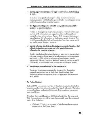 Guide To Devl Consumer Product Instructions